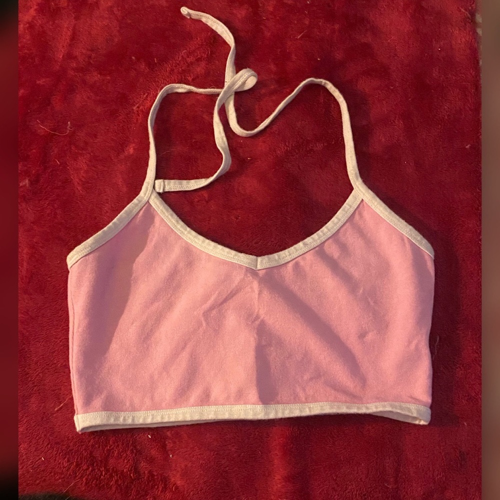 Brandy Melville Bubblegum Cloe Halter Top